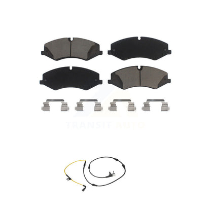 Ceramic Brake Pad And Wear Sensor Front Kit For Land Rover Range Sport Discovery