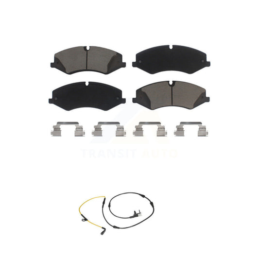 Ceramic Brake Pad And Wear Sensor Front Kit For Land Rover Range Sport Discovery