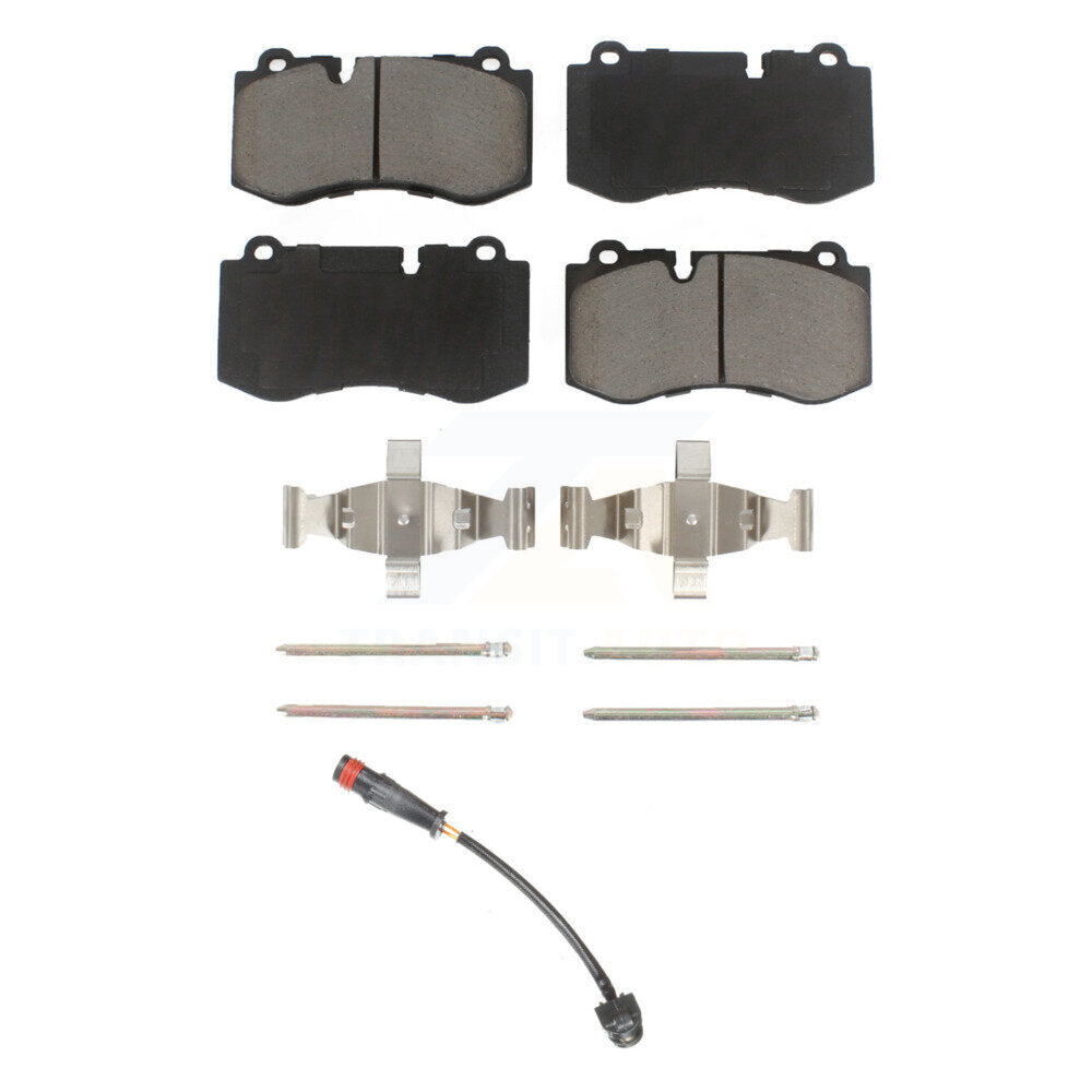Ceramic Brake Pad & Wear Sensor Front Kit For Mercedes-Benz S550 S450 CL550 S400