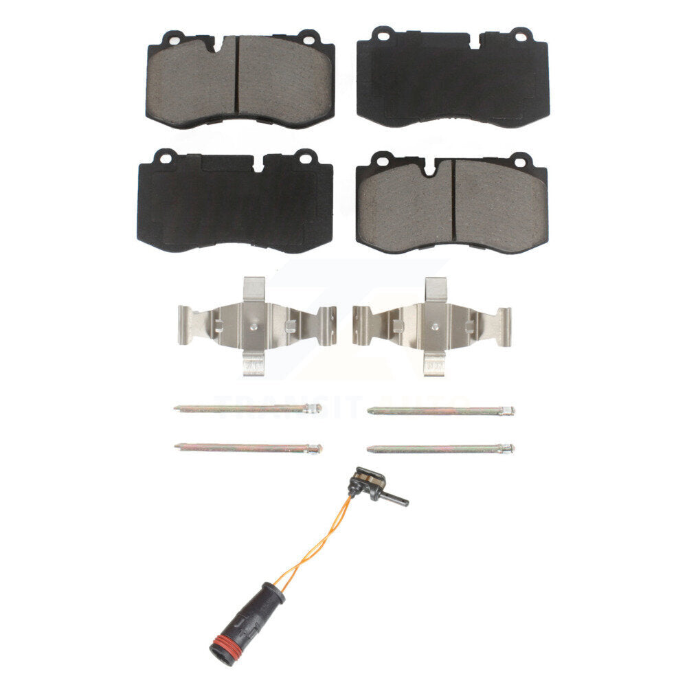 Ceramic Disc Brake Pads Wear Sensor Front Kit For Mercedes-Benz SL550 S350 CL550