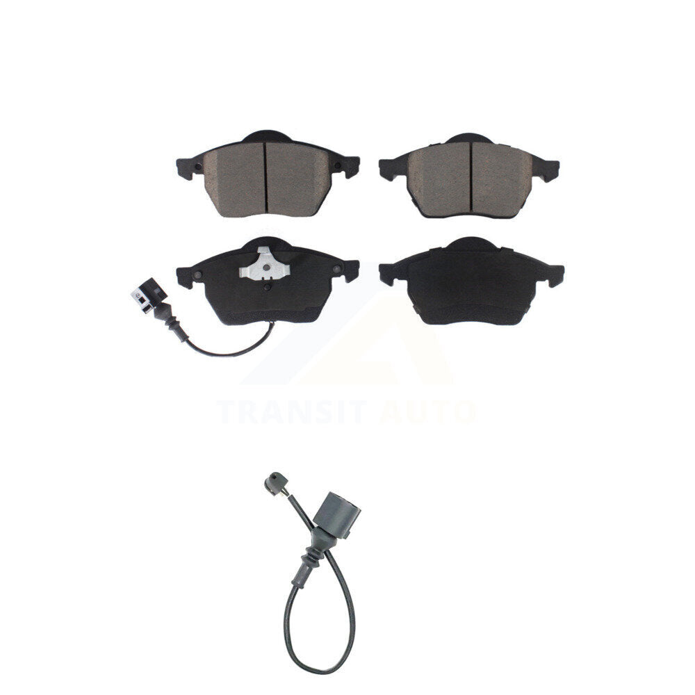 Ceramic Disc Brake Pads And Extra Wear Sensors Front Kit For Audi TT Quattro