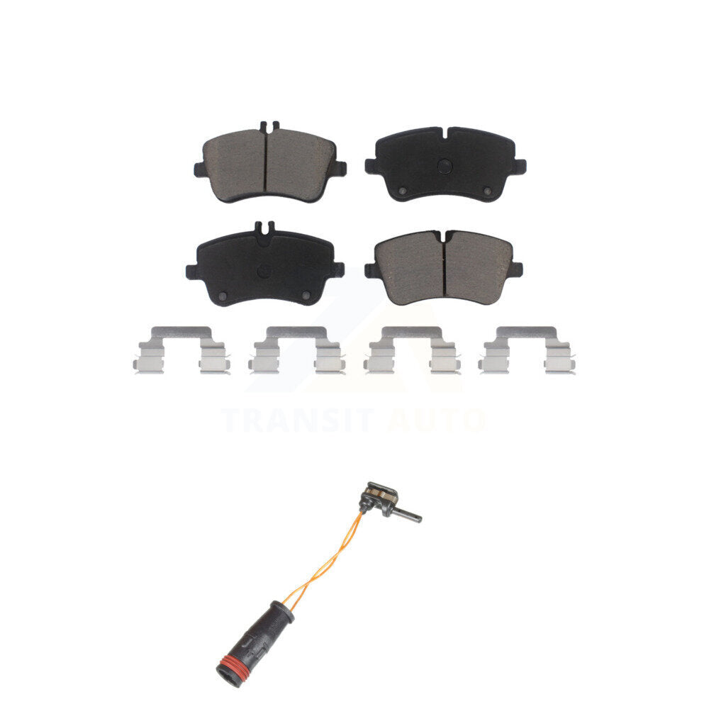 Ceramic Brake Pads & Wear Sensor Front Kit For Mercedes-Benz C240 C230 C280 C320