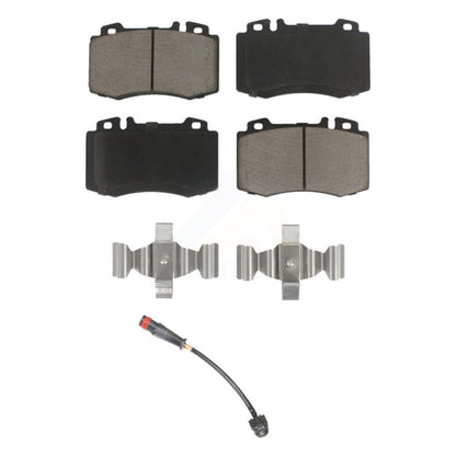 Ceramic Disc Brake Pad & Wear Sensor Front Kit For Mercedes-Benz SL500 SLK55 AMG