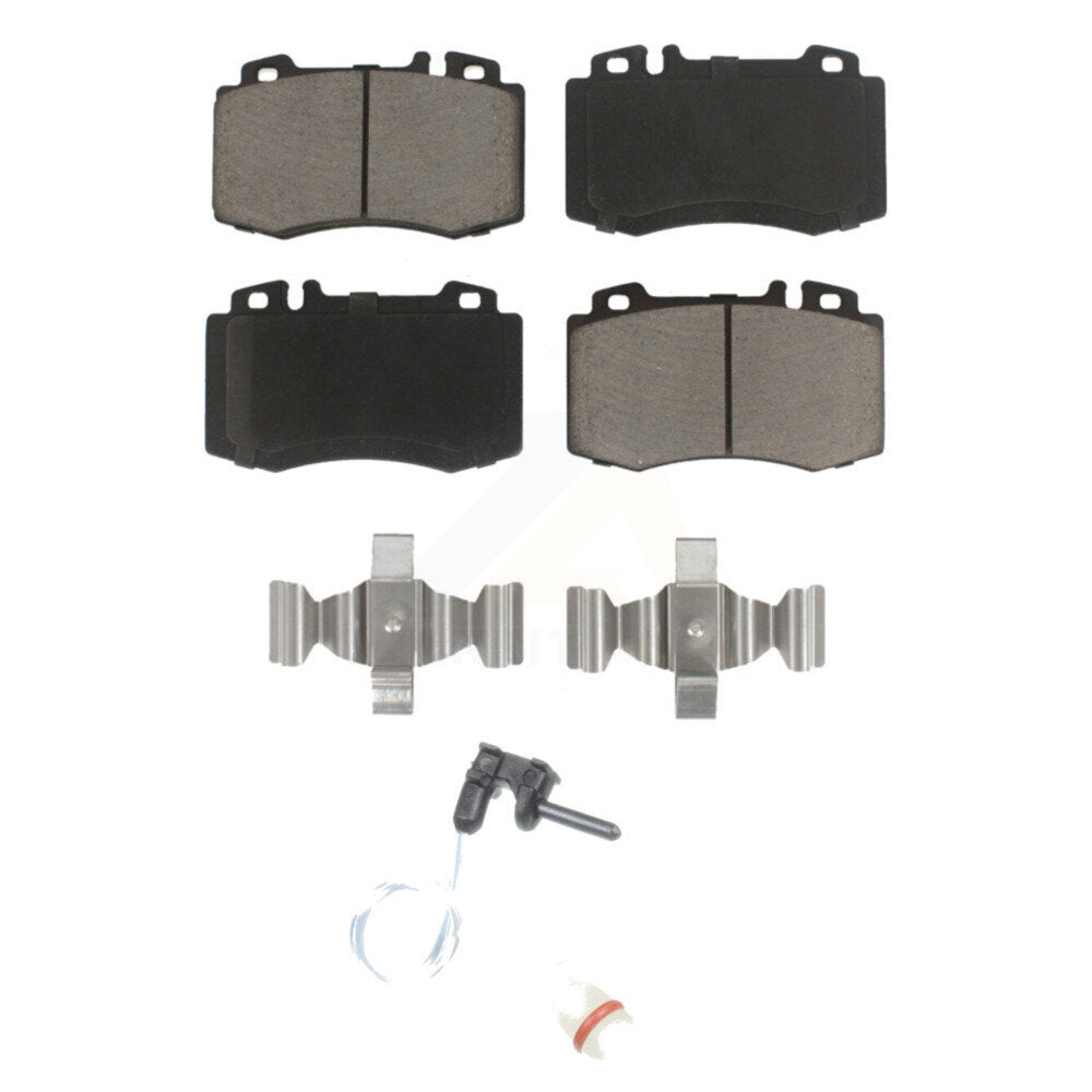 Ceramic Brake Pad & Wear Sensor Front Kit For Mercedes-Benz ML500 ML430 ML55 AMG