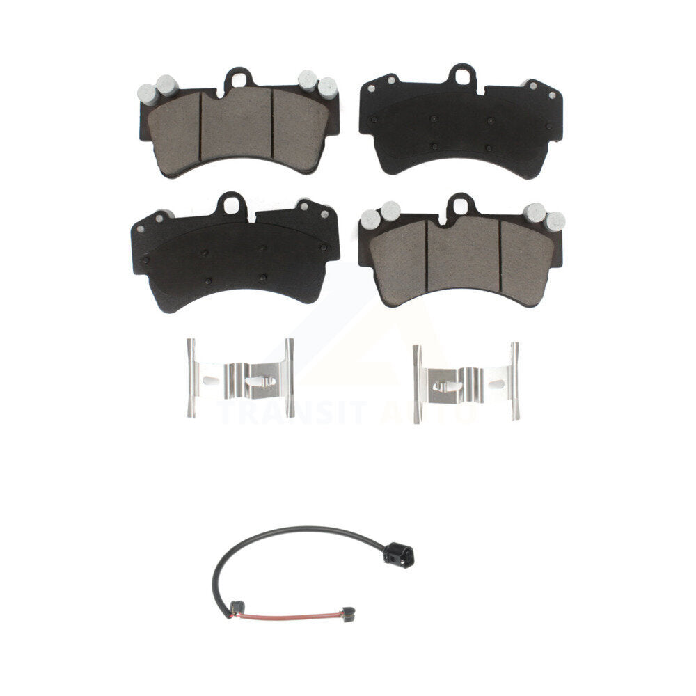 Ceramic Disc Brake Pads And Wear Sensors Front Kit For Audi Q7 Porsche Cayenne