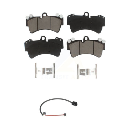 Ceramic Disc Brake Pads And Wear Sensors Front Kit For Audi Q7 Porsche Cayenne