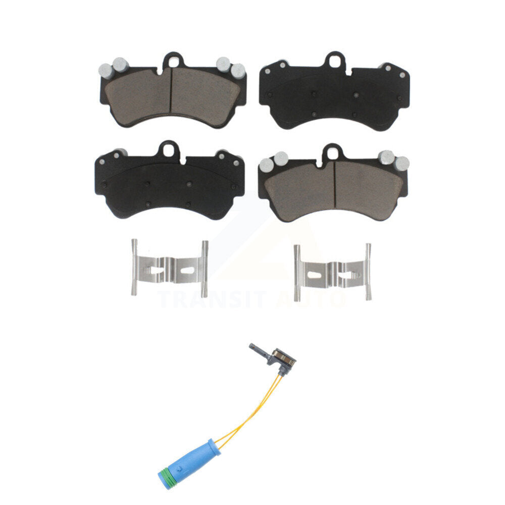Ceramic Brake Pad And Wear Sensor Front Kit For 2017-2018 Mercedes-Benz G550 4x4