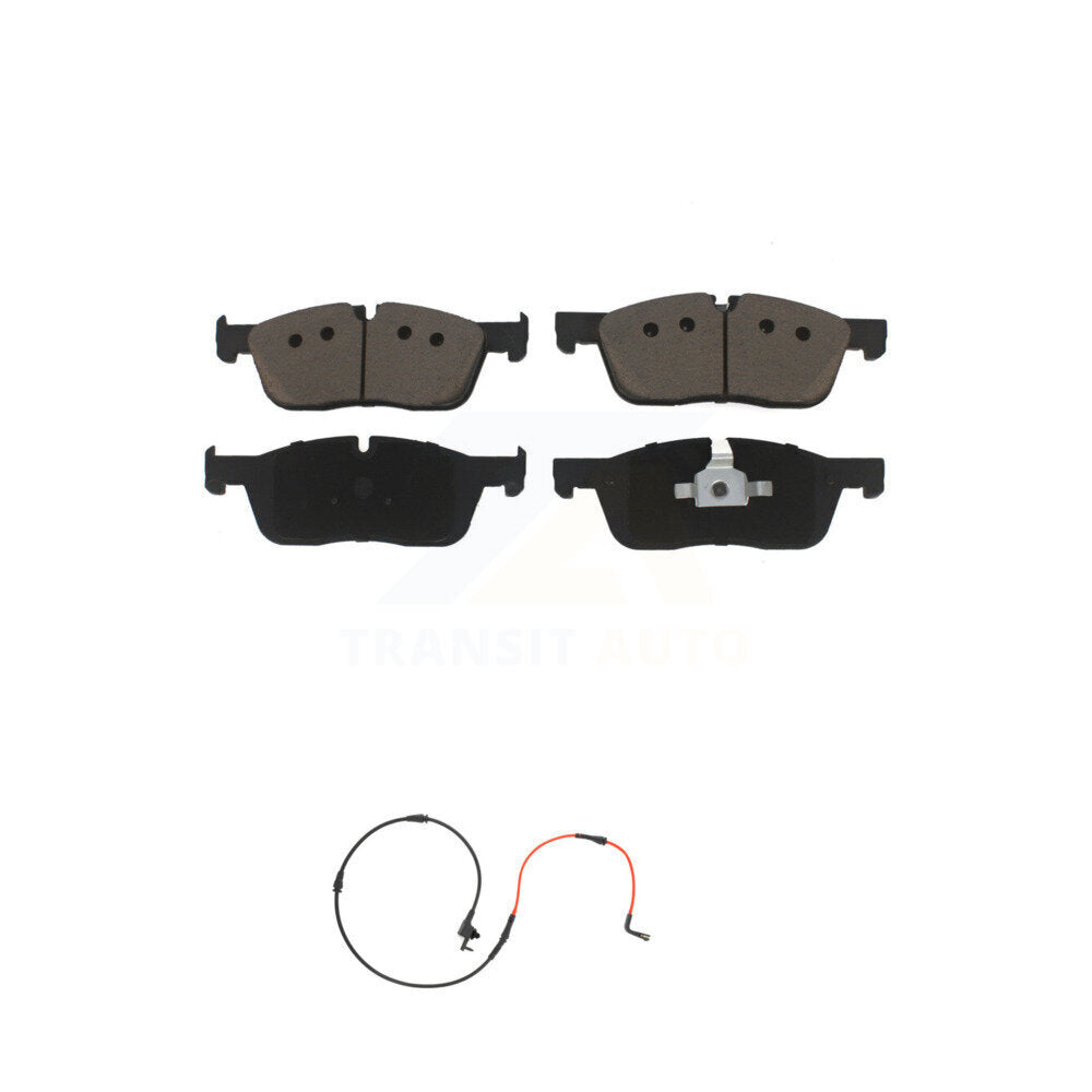 Ceramic Disc Brake Pads And Wear Sensors Front Kit For Jaguar XE
