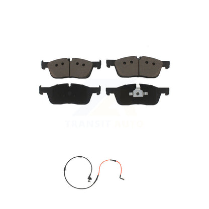 Ceramic Disc Brake Pads And Wear Sensors Front Kit For Jaguar XE