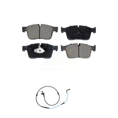 Ceramic Disc Brake Pads And Wear Sensors Front Kit For Jaguar XE XF