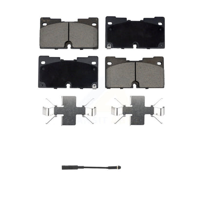 Ceramic Brake Pads Wear Sensor Front Kit For GMC Chevrolet Silverado 1500 Sierra