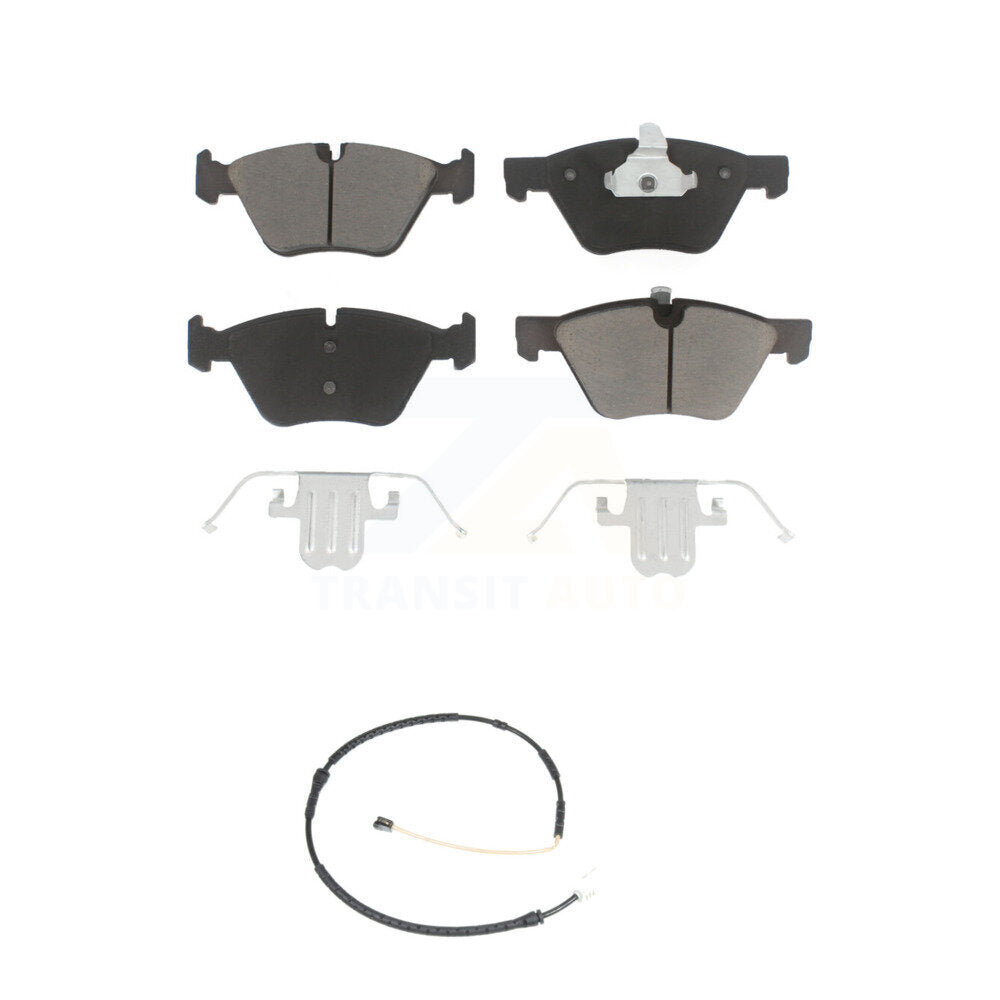 Ceramic Disc Brake Pads And Wear Sensors Front Kit For 2012 BMW X1 xDrive28i