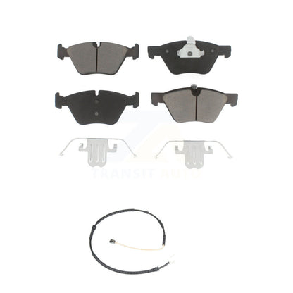 Ceramic Disc Brake Pads And Wear Sensors Front Kit For 2012 BMW X1 xDrive28i