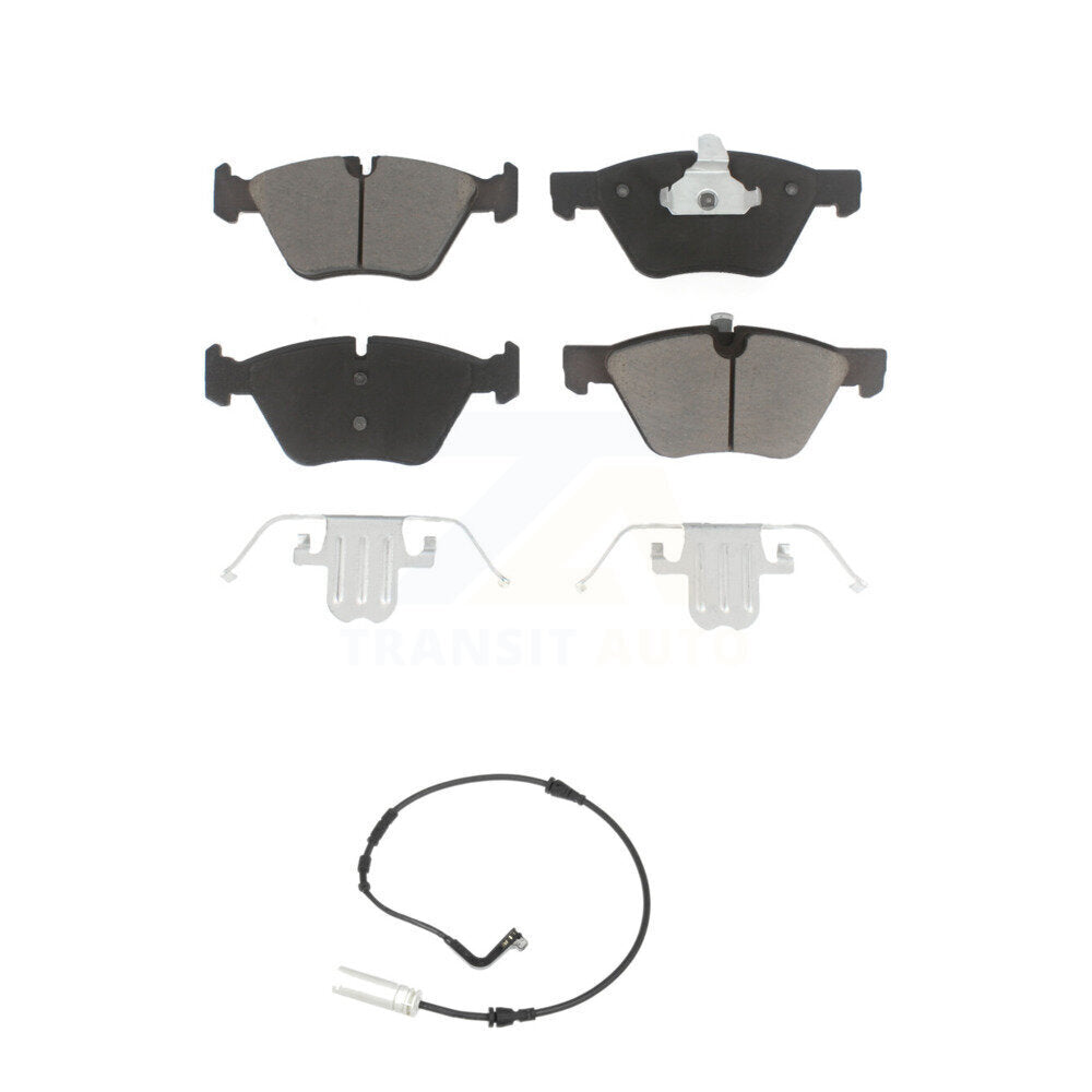 Ceramic Disc Brake Pads & Wear Sensor Front Kit For BMW 128i 328i 323i 325i 330i