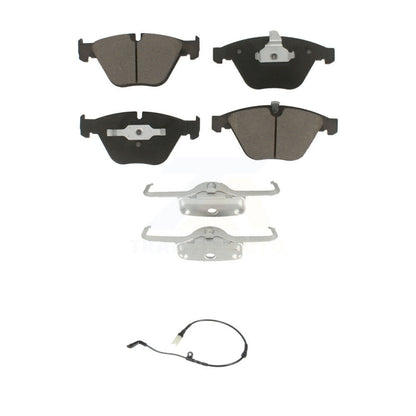 Ceramic Brake Pads Wear Sensor Front Kit For BMW 530i 528i xDrive 525i 535i 550i