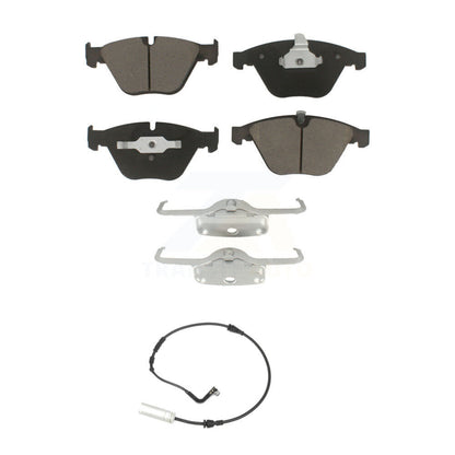 Ceramic Disc Brake Pads And Wear Sensors Front Kit For BMW 328i 323i
