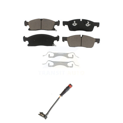Ceramic Brake Pads & Wear Sensor Front Kit For Mercedes-Benz ML350 GLE350 GLE400