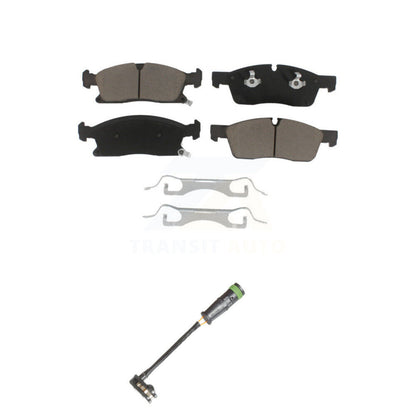 Ceramic Brake Pads & Wear Sensor Front Kit For Mercedes-Benz GLE400 GL350 GLS450