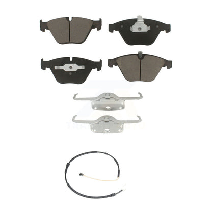 Ceramic Disc Brake Pads And Wear Sensors Front Kit For BMW 335i xDrive X1 328i