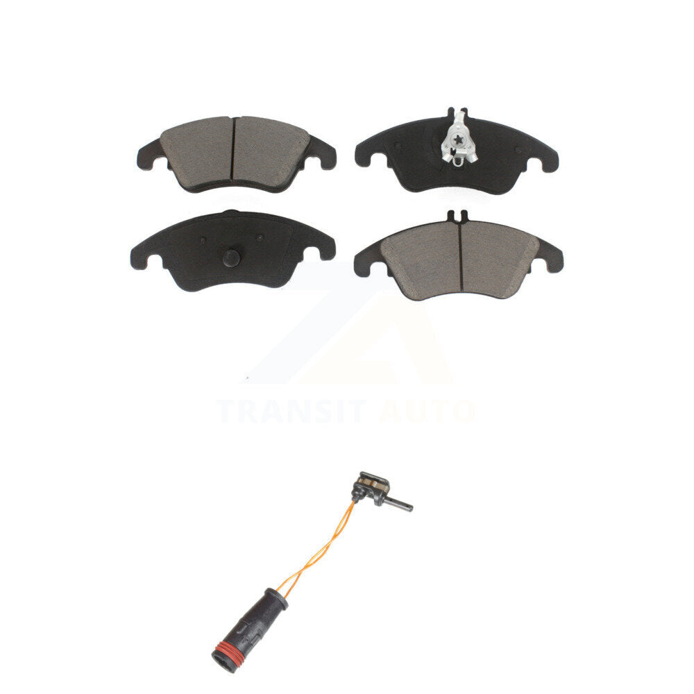 Ceramic Brake Pads & Wear Sensor Front Kit For Mercedes-Benz C300 E350 C350 E550