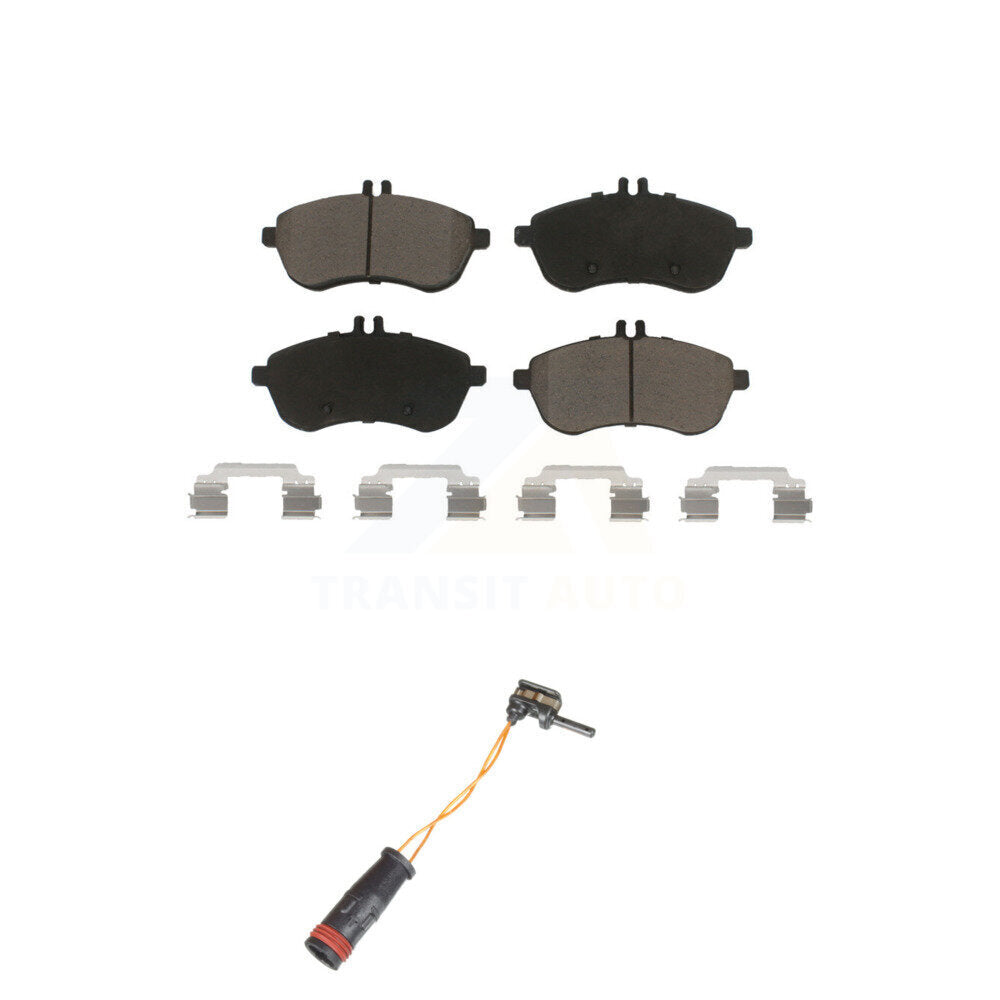 Ceramic Brake Pads Wear Sensor Front Kit For Mercedes-Benz C300 C250 C230 SLK250