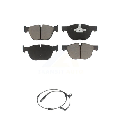 Ceramic Disc Brake Pads And Wear Sensors Front Kit For BMW X5 X6