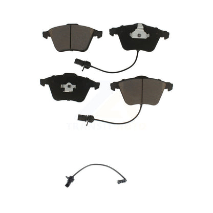Ceramic Disc Brake Pads And Extra Wear Sensors Front Kit For 2011 Audi A6