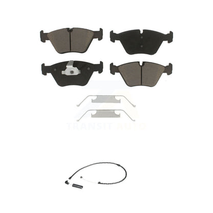 Ceramic Disc Brake Pads And Wear Sensors Front Kit For 2004-2010 BMW X3