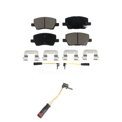 Ceramic Brake Pads Extra Wear Sensor Front Kit For 06-11 Mercedes-Benz B200 2.0L