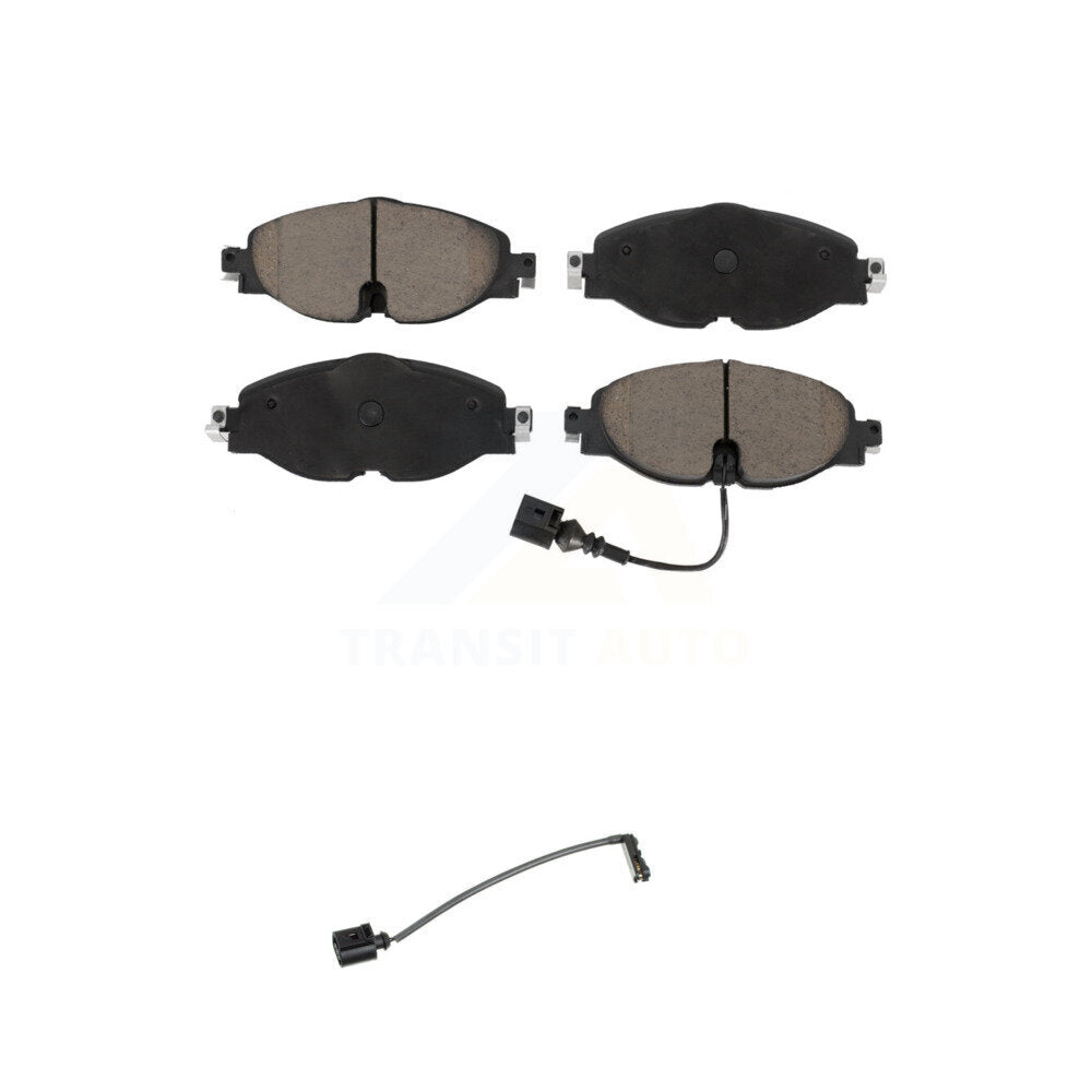 Ceramic Brake Pad Extra Wear Sensor Front Kit For Audi TT Quattro Base with 2.0L