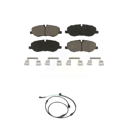 Ceramic Disc Brake Pad & Wear Sensor Front Kit For 2005-2009 Land Rover LR3 4.4L