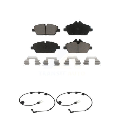 Ceramic Disc Brake Pads And Wear Sensor Pairs Front Kit For Mini Cooper