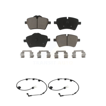Ceramic Disc Brake Pads And Wear Sensor Pairs Front Kit For Mini Cooper