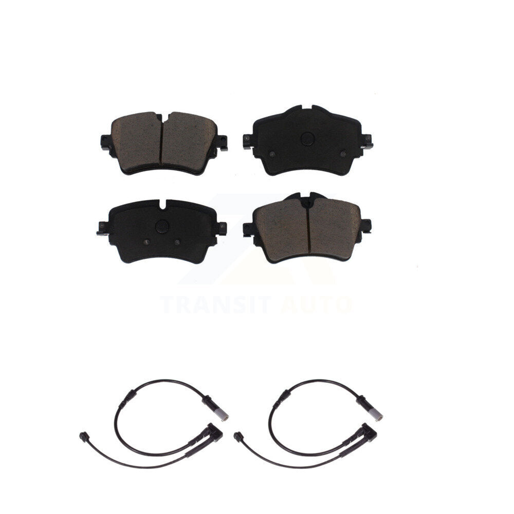 Ceramic Disc Brake Pads And Wear Sensor Pairs Front Kit For Mini Cooper