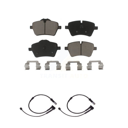 Ceramic Disc Brake Pads And Wear Sensor Pairs Front Kit For Mini Cooper