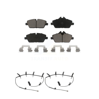 Ceramic Disc Brake Pads And Wear Sensor Pairs Front Kit For Mini Cooper