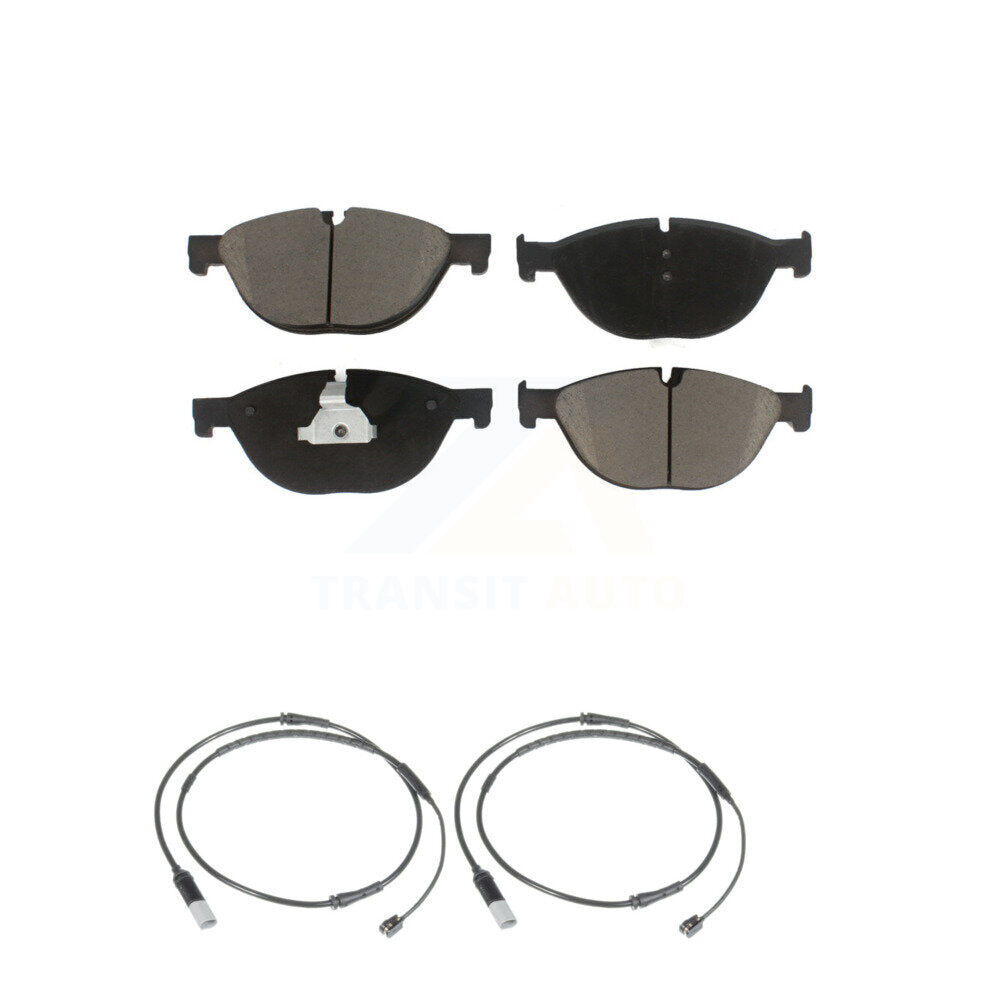 Ceramic Brake Pad Wear Sensor Pair Front Kit For BMW 650i xDrive Gran Coupe 550i