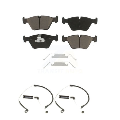 Ceramic Disc Brake Pads And Wear Sensor Pairs Front Kit For BMW Z4
