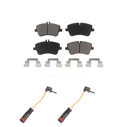 Ceramic Brake Pads & Wear Sensor Pair Front Kit For Mercedes-Benz C240 C230 C280