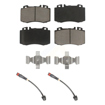 Ceramic Brake Pad & Wear Sensor Pair Front Kit For Mercedes-Benz SL500 SLK55 AMG
