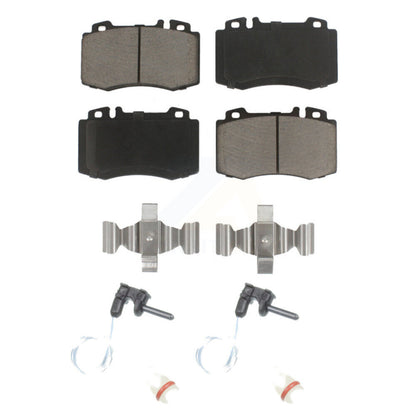 Ceramic Brake Pads Wear Sensor Pair Front Kit For Mercedes-Benz ML500 ML430 ML55