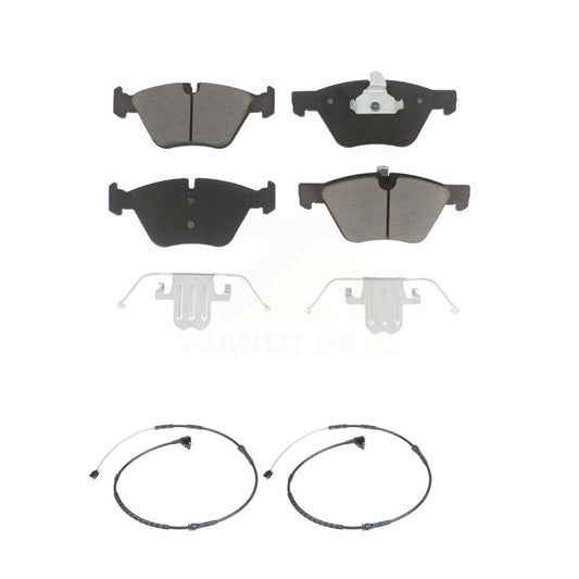 Ceramic Disc Brake Pads And Wear Sensor Pairs Front Kit For BMW Z4