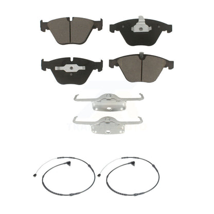 Ceramic Disc Brake Pads And Wear Sensor Pairs Front Kit For BMW Z4