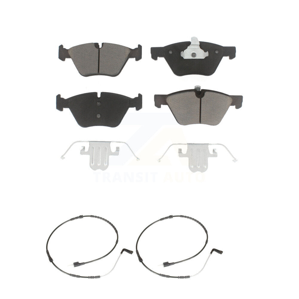Ceramic Disc Brake Pads And Wear Sensor Pairs Front Kit For BMW Z4