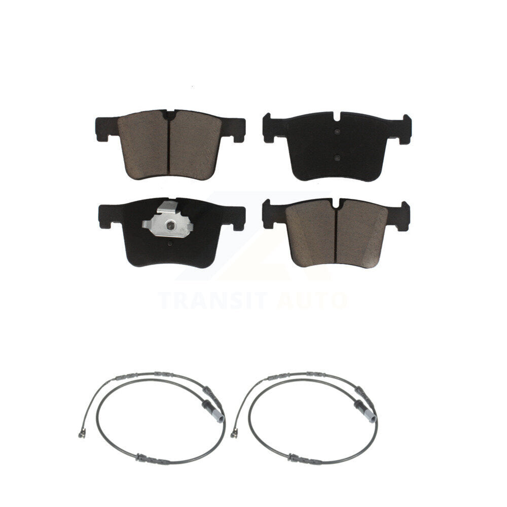 Ceramic Disc Brake Pads And Wear Sensor Pairs Front Kit For BMW X3 X4