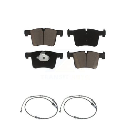 Ceramic Disc Brake Pads And Wear Sensor Pairs Front Kit For BMW X3 X4