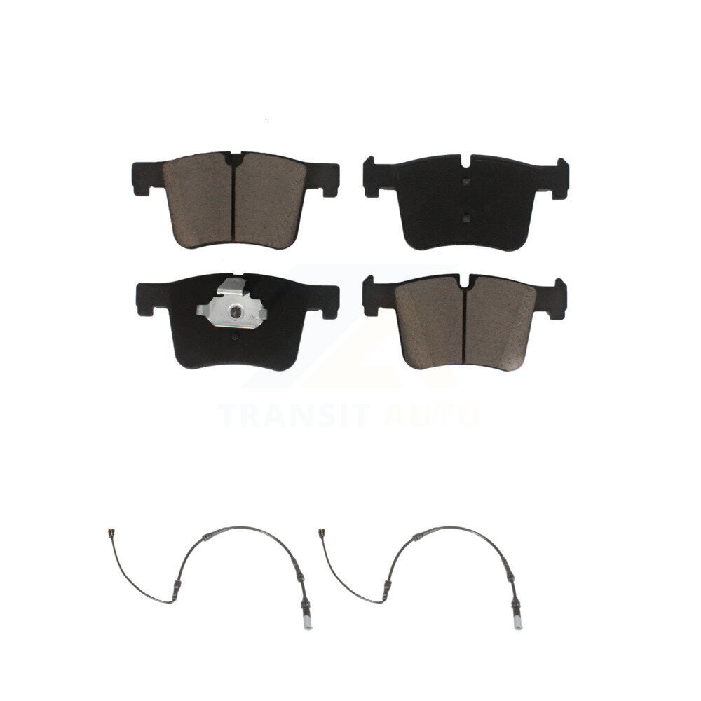 Ceramic Brake Pads Wear Sensor Pair Front Kit For BMW 328i xDrive 330i 320i 335i