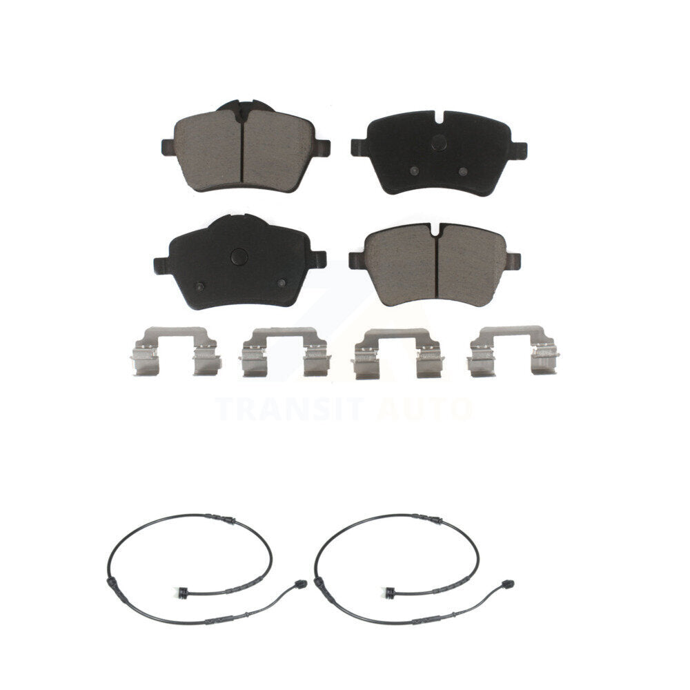 Ceramic Brake Pads Wear Sensor Pair Front Kit For Mini Cooper Countryman Paceman