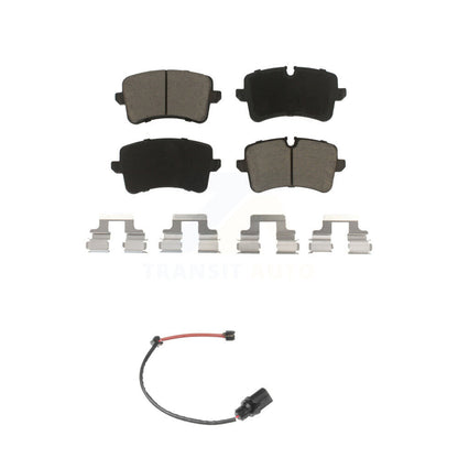 Ceramic Disc Brake Pads And Wear Sensors Rear Kit For Porsche Macan Audi A6