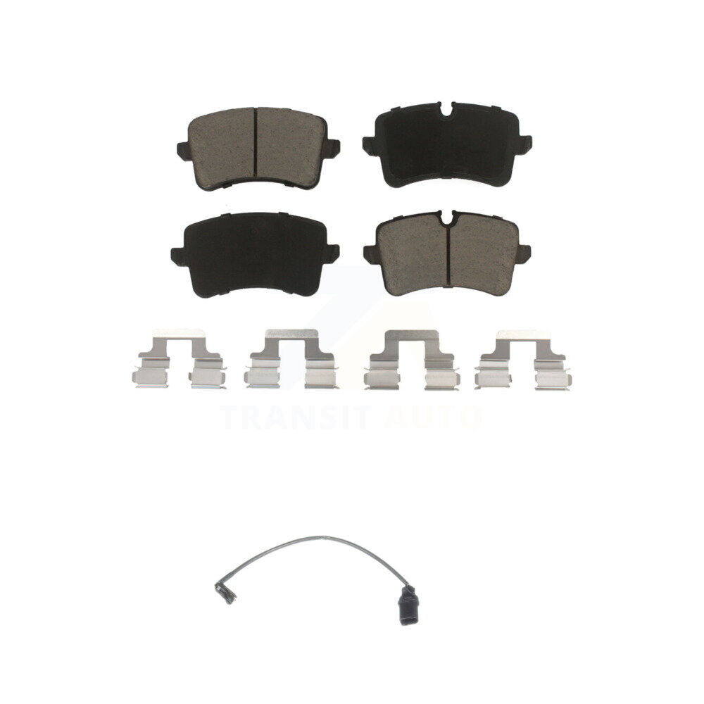 Ceramic Brake Pads Wear Sensor Rear Kit For Audi Porsche Macan A6 Quattro A7 RS5